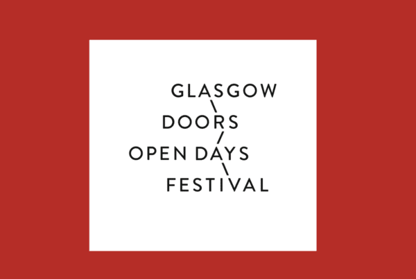 The logo for Glasgow Doors Open Day Festival