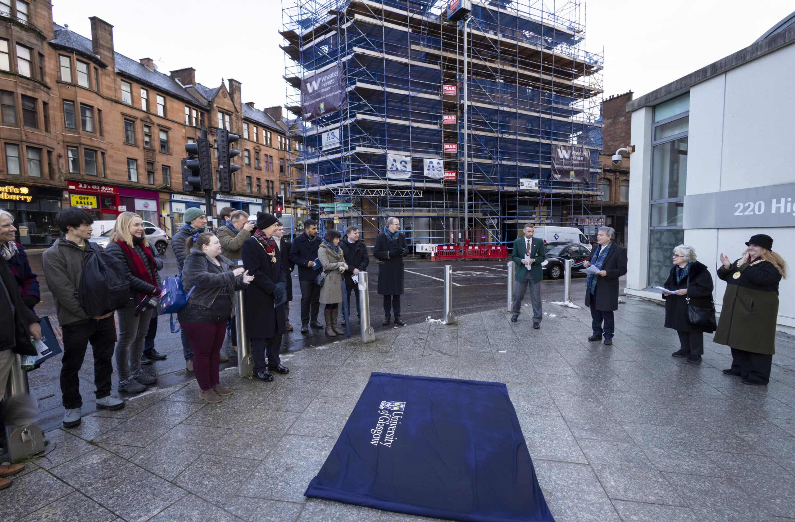Lord Dean attends unveiling of memorial to economist Adam Smith