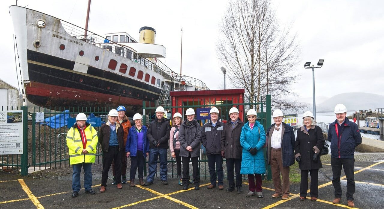 Lord Dean and Merchants House members visit the Maid of the Loch