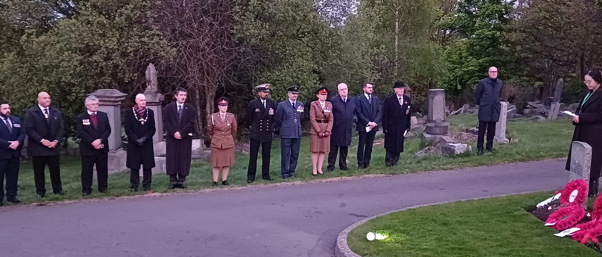 Lord Dean attends ANZAC Day Dawn Service